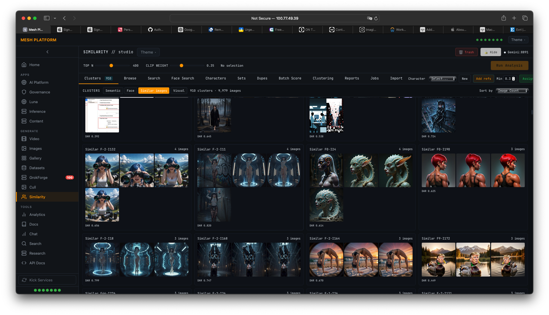 Face Clustering Engine